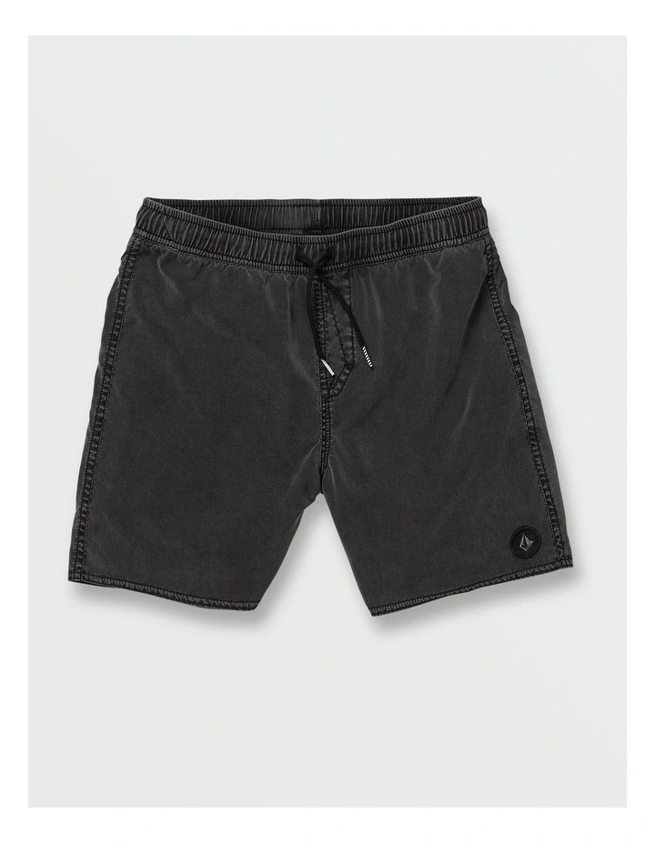 Center 12 Inch Swim Shorts in Black image 1