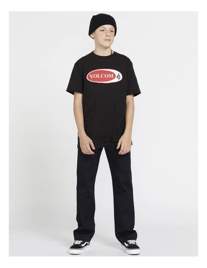 Vellipse Shorts Sleeve T-Shirt in Black image 3