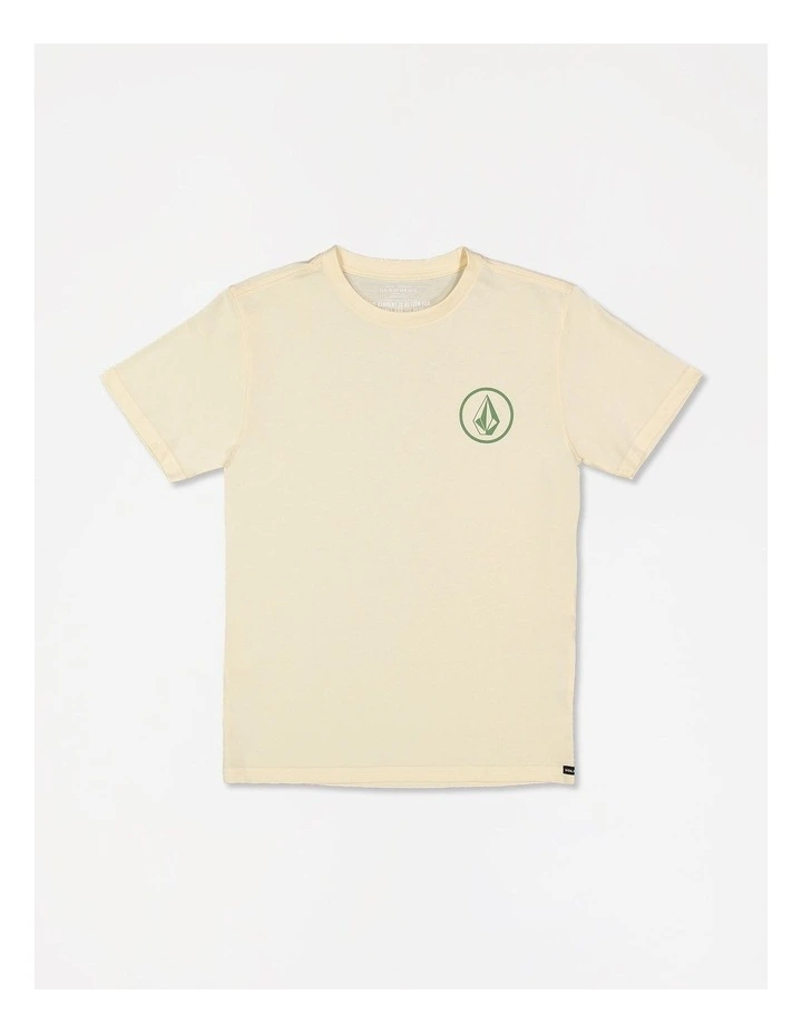 Big Youth Aus Mini Circle Short Sleeve T-Shirt in Sand image 1