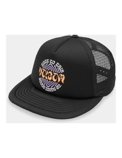 Big Youth Hot Cheese Trucker Hat in Black