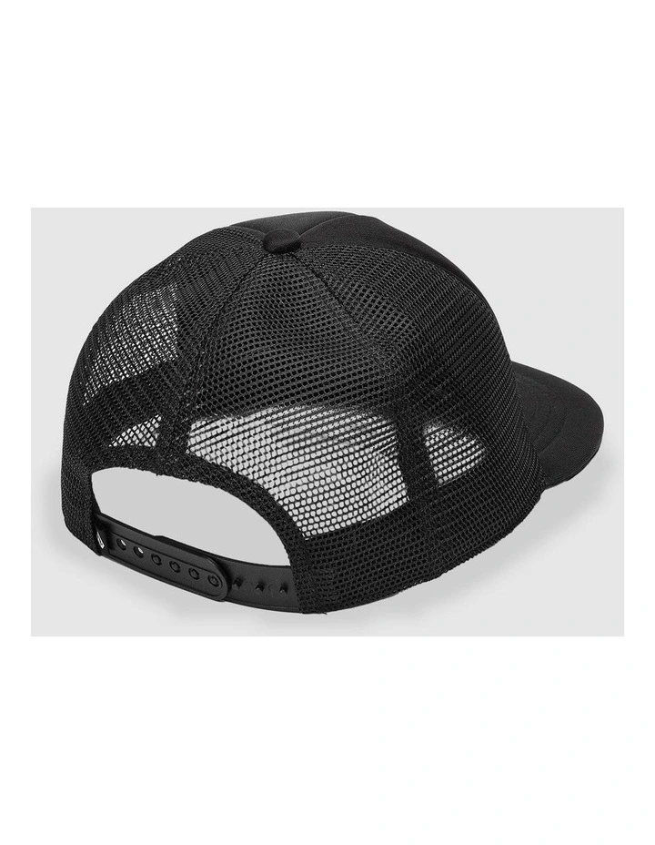 Too Fast Cheese Trucker Cap in Black image 2