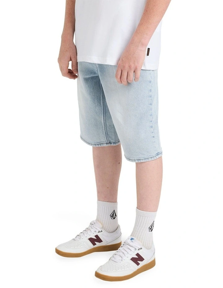 Billow Denim Shorts Blue image 3