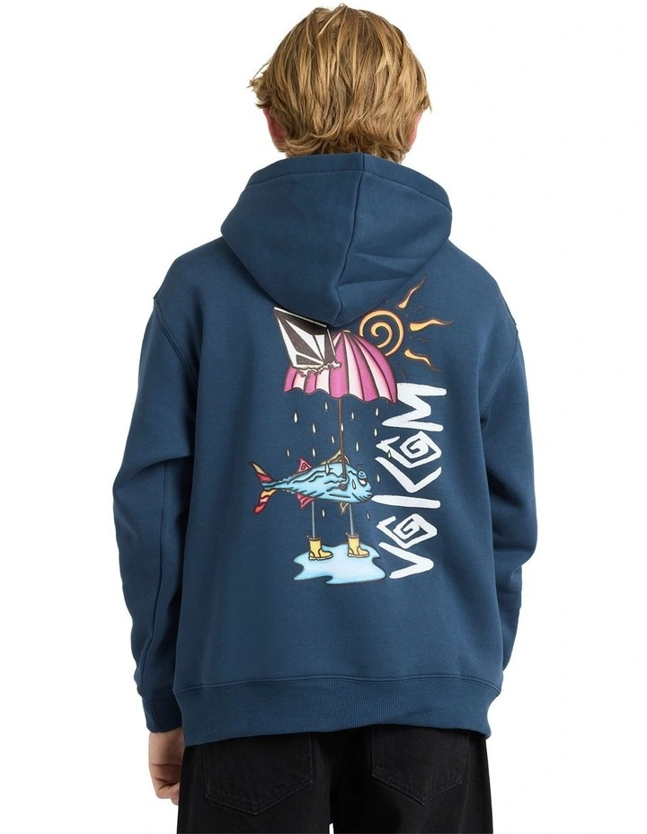 Watanite Pullover Hoodie in Blue image 2