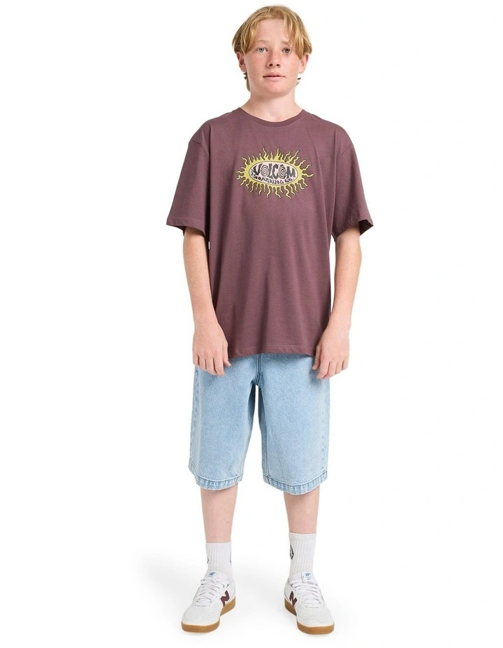 Live Wire BSC T-shirt in Purple image 5