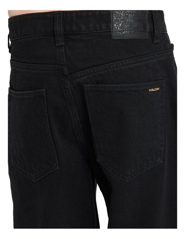 Chillow Denim Jeans in Black image 4