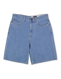 Youth Billow Denim Short in Blue