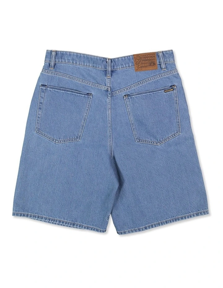 Youth Billow Denim Short in Blue image 2