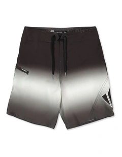 Boys 8-16 Vee Bee Boardshorts in Black Grey