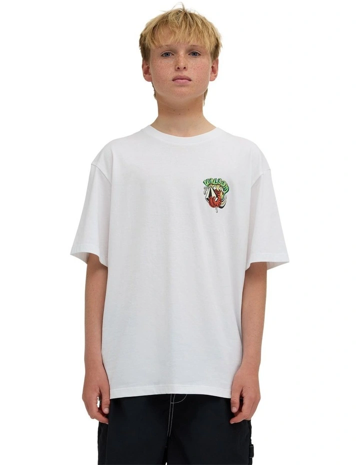 Boys 8-16 Snaky T-Shirt in White image 1