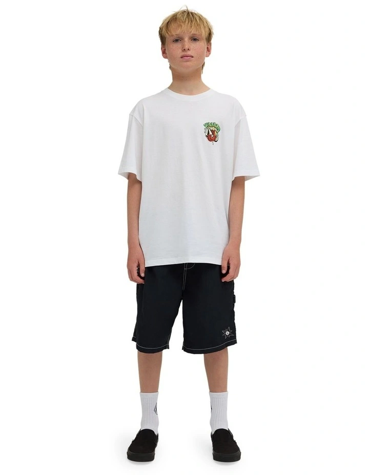 Boys 8-16 Snaky T-Shirt in White image 5