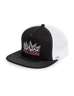 Boys 8-16 Coretex Twill 5 Panel Cap in Black