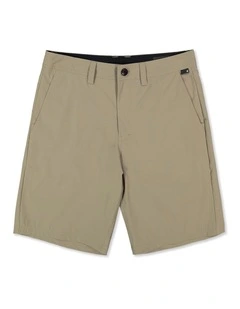 Boys 8-16 Frickin Cross Shred 17 Inch Hybrid Shorts in Brindle