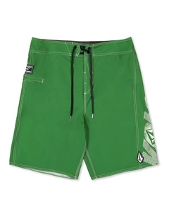 Boys 8-16 Reaper Stone 19 Inch Boardshorts in Dark Kelly