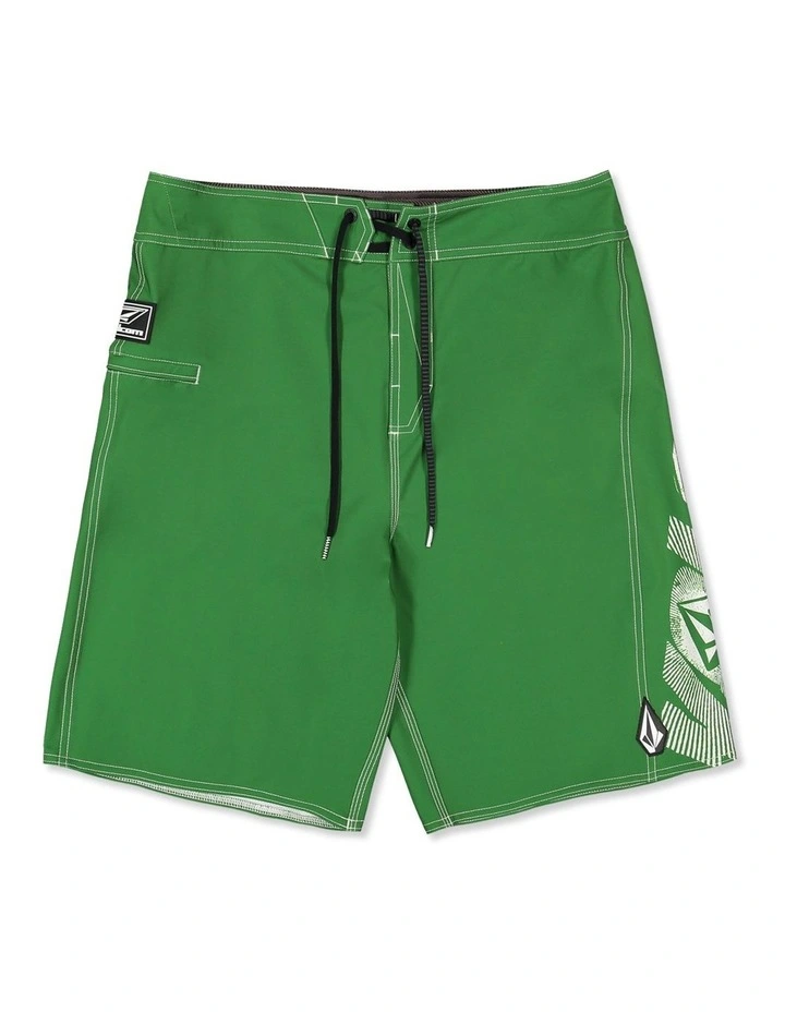 Boys 8-16 Reaper Stone 19 Inch Boardshorts in Dark Kelly image 1