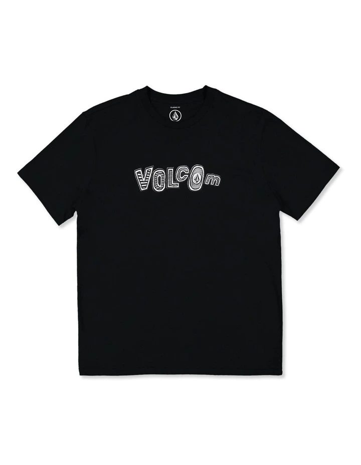 Boys 8-16 Oh Stoned T-Shirt in Black image 1