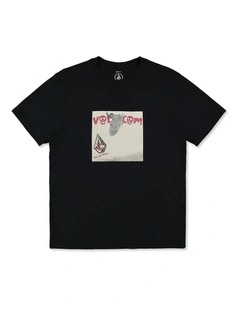 Boys 8-16 Wright Or Wrong T-Shirt in Black