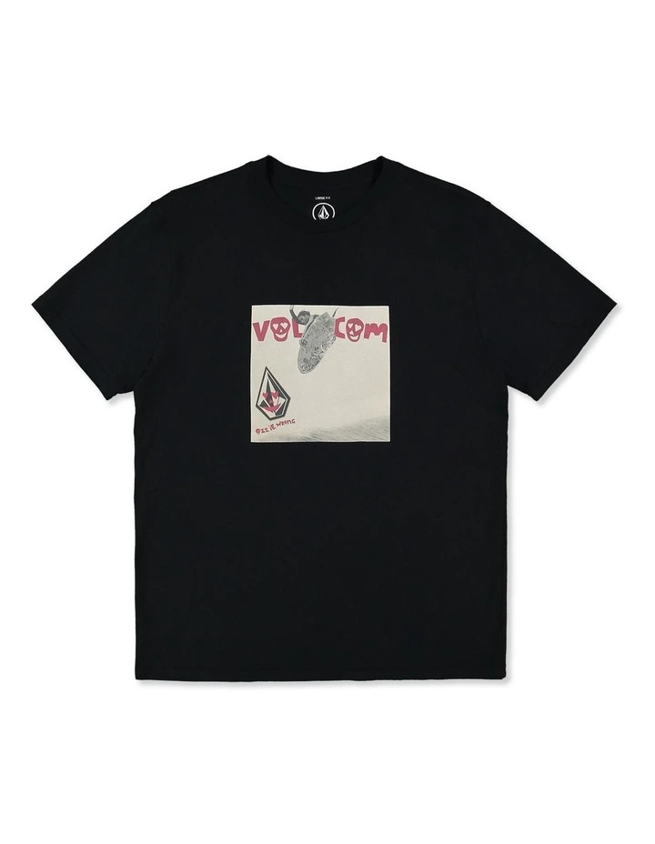 Boys 8-16 Wright Or Wrong T-Shirt in Black image 1