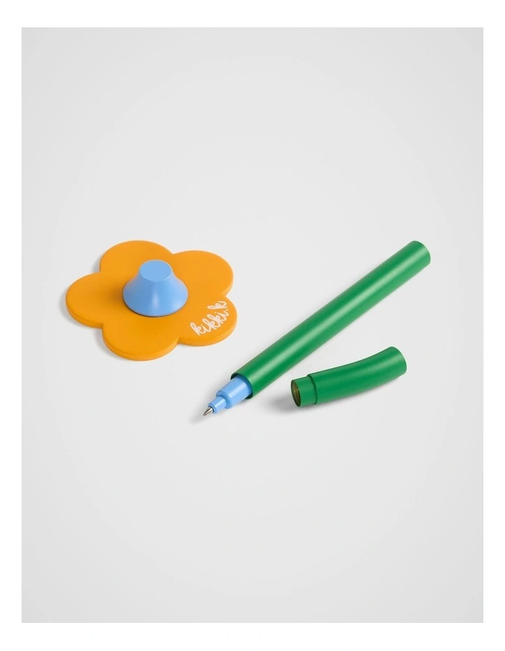 Flower Rollergel Pen in Mandarin image 2