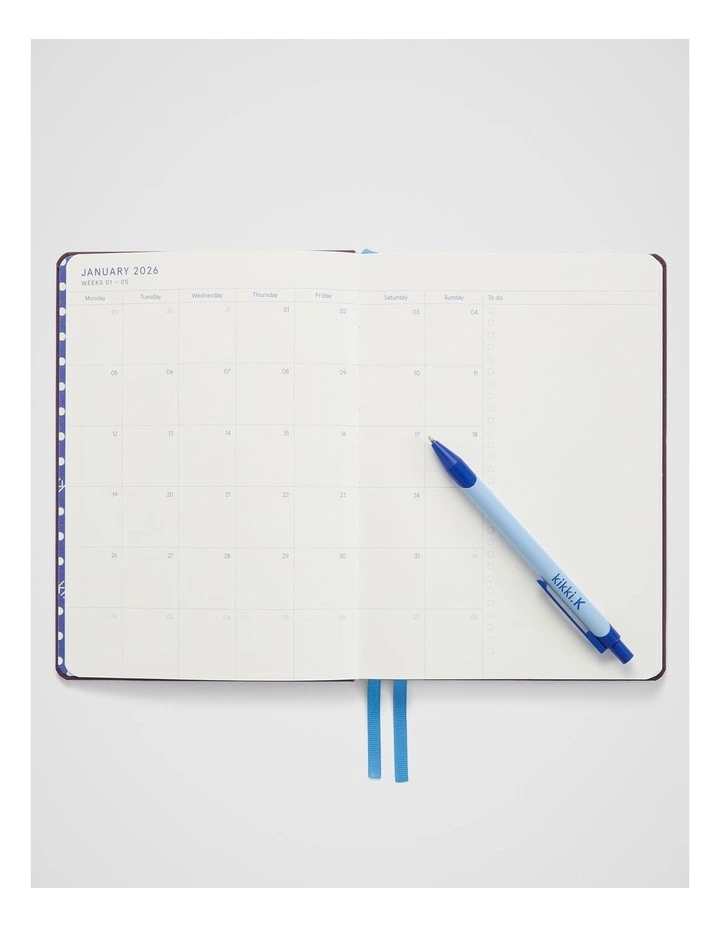 In-Scribe Weekly Diary A5 2026 in Plum image 2