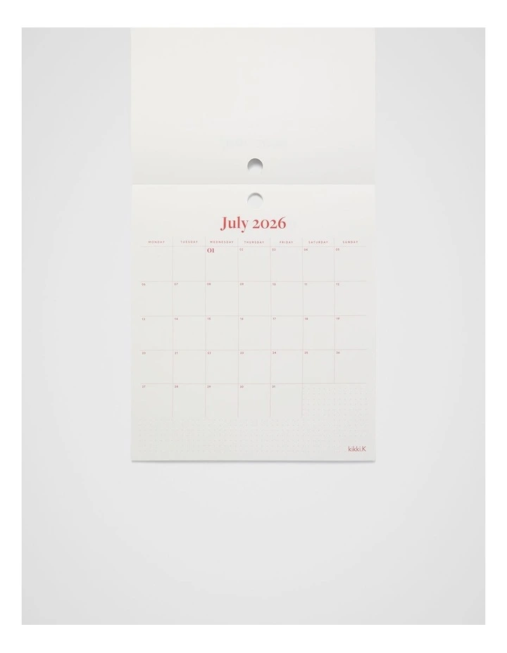 Marquee Calendar Pad 2026 in White image 3