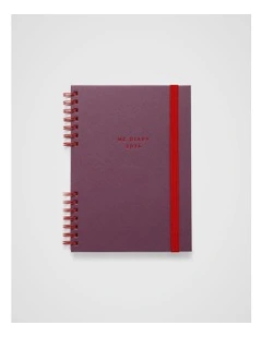 Me Weekly Diary B5 2026 in Plum