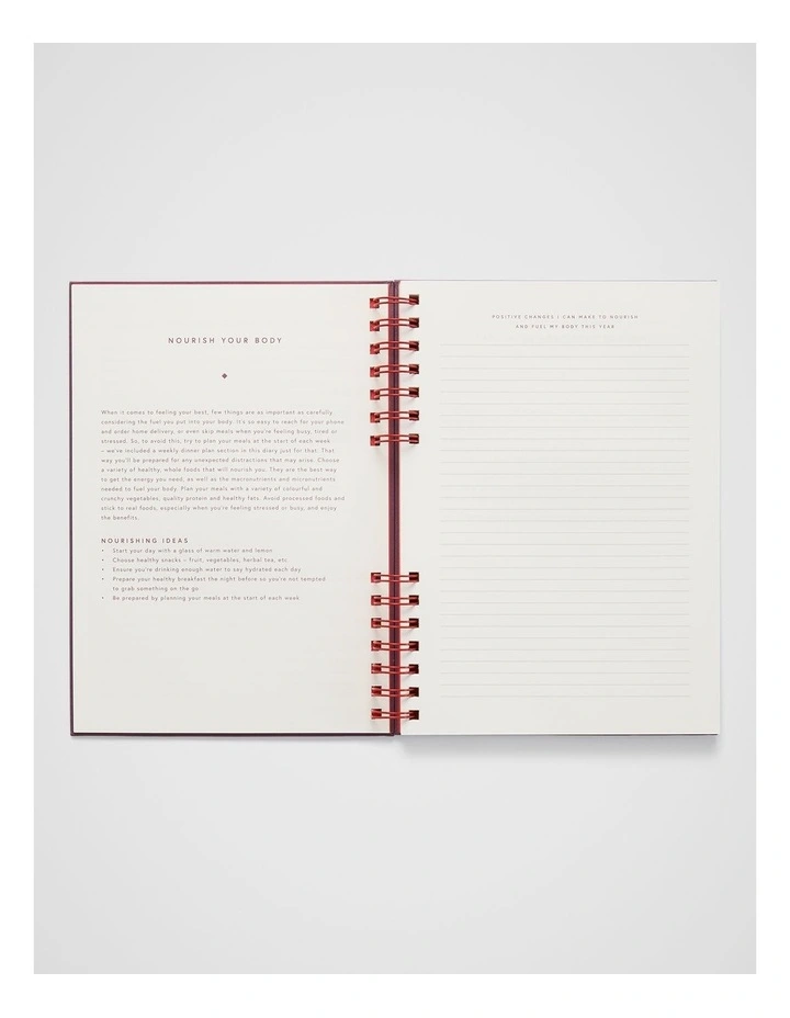 Me Weekly Diary B5 2026 in Plum image 2