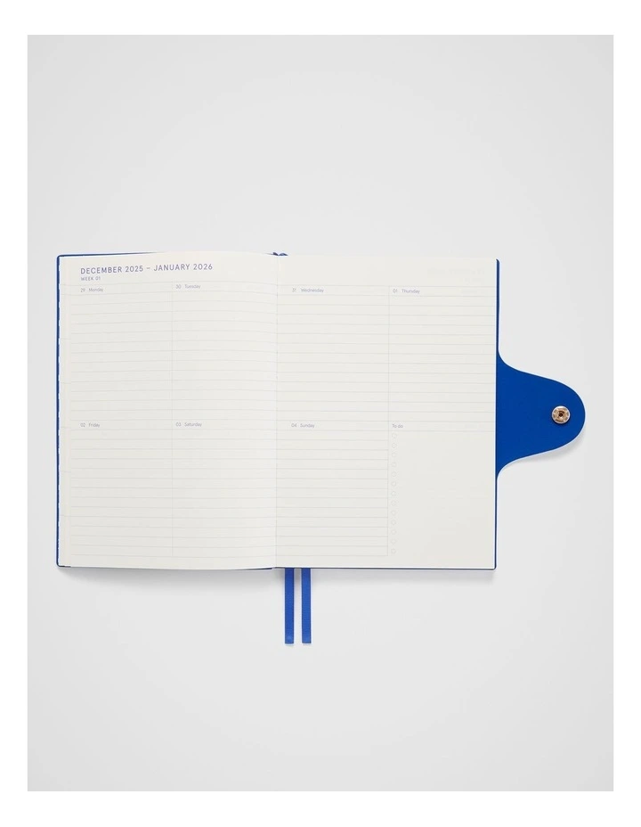 Snap Weekly Diary A5 2026 in White image 3