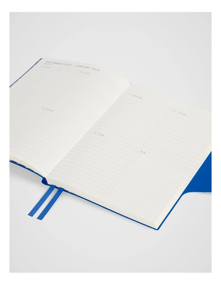 Snap Weekly Diary A5 2026 in White image 5