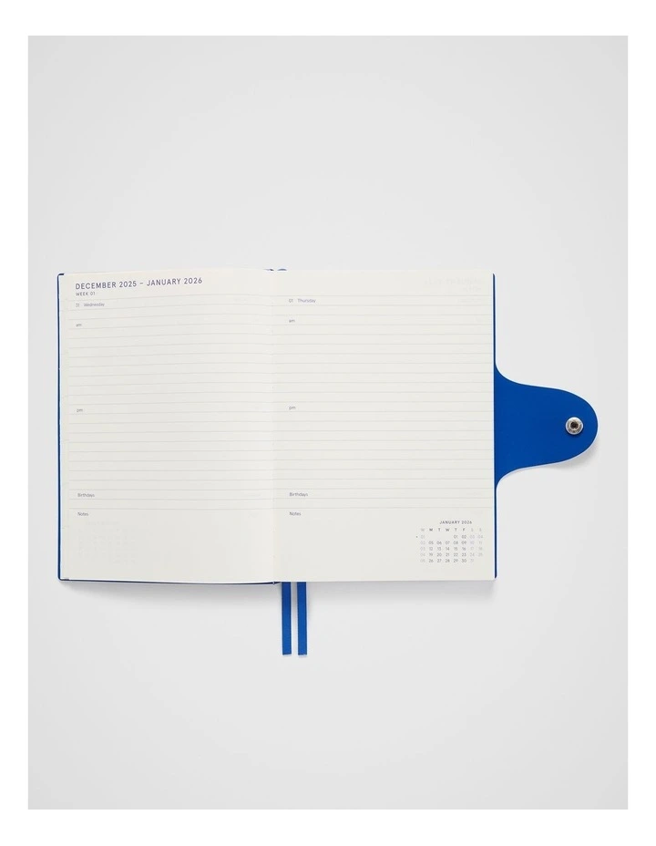 Snap Weekly Diary A5 2026 in Red image 3