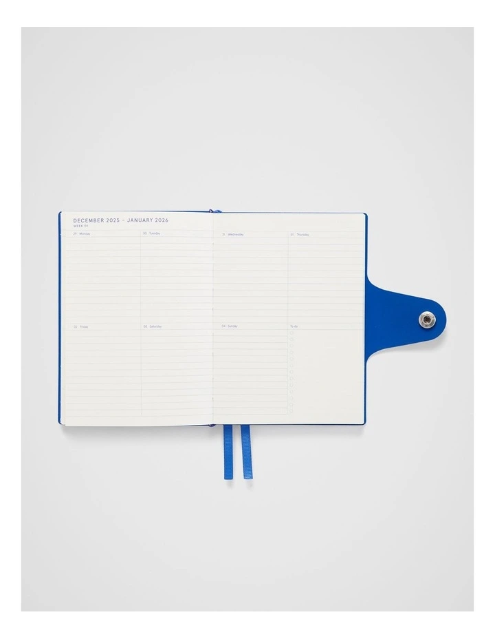 Snap Weekly Diary A6 2026 in Poppy Stripe image 3