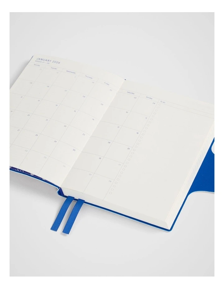 Snap Weekly Diary A6 2026 in Poppy Stripe image 5