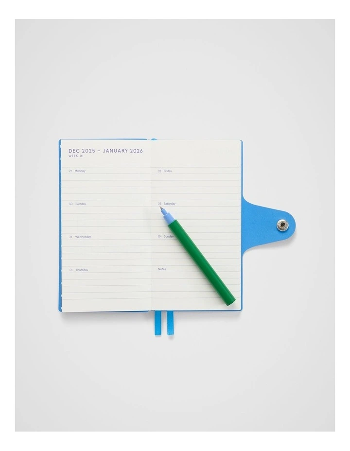 Snap Weekly Diary Narrow 2026 in Red image 3