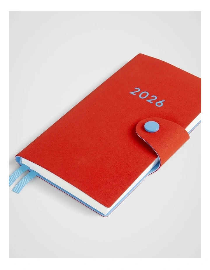 Snap Weekly Diary Narrow 2026 in Red image 7