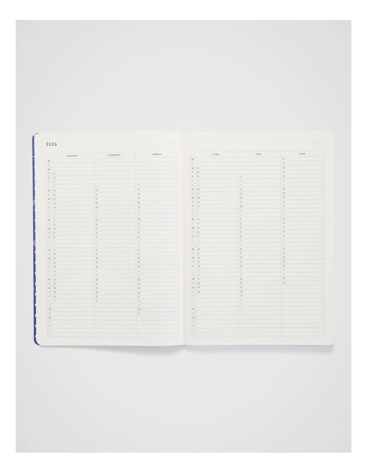 Stitch Weekly Diary B5 2026 in Ivory Flower image 3