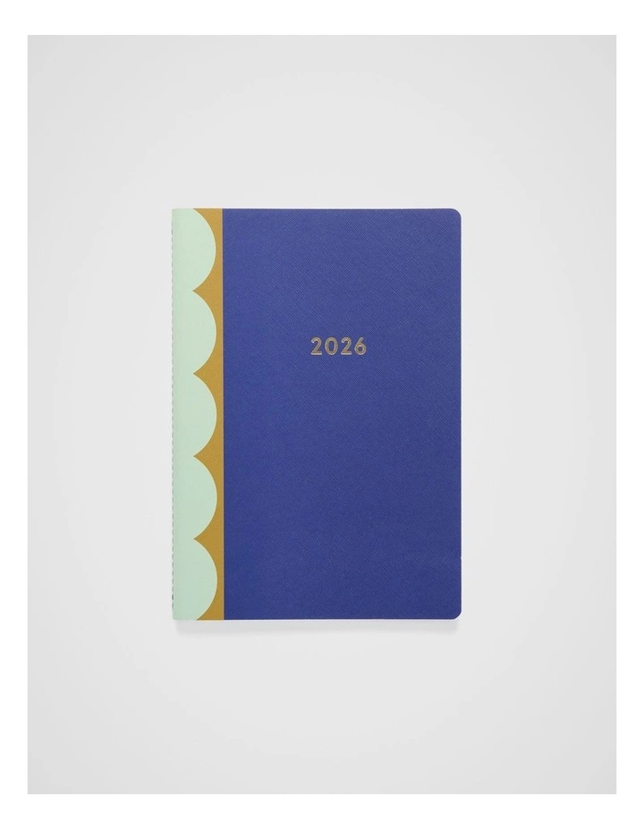 Stitch Weekly Diary B5 2026 in Marine Canopy image 1
