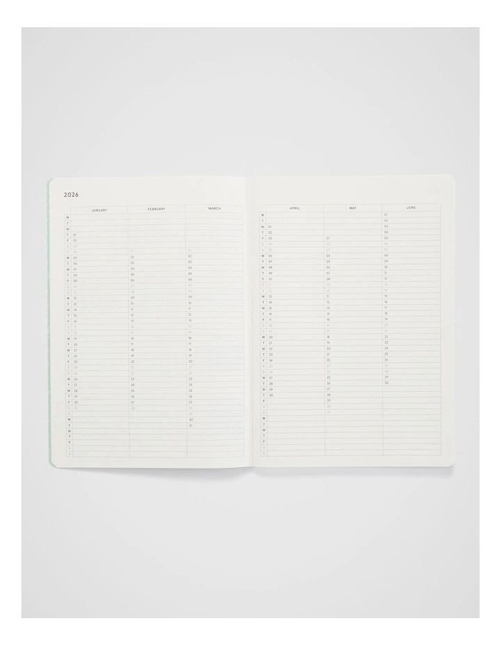 Stitch Weekly Diary B5 2026 in Marine Canopy image 3