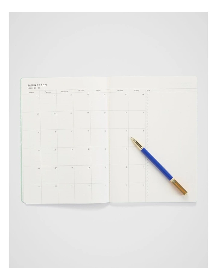 Stitch Weekly Diary B5 2026 in Marine Canopy image 4
