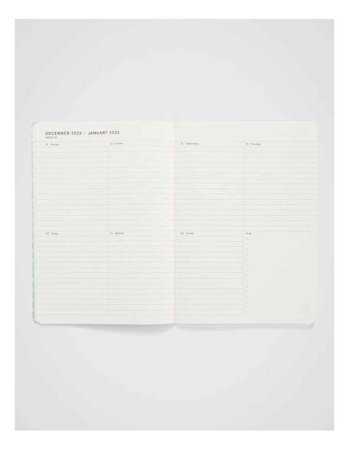 Stitch Weekly Diary B5 2026 in Marine Canopy image 5