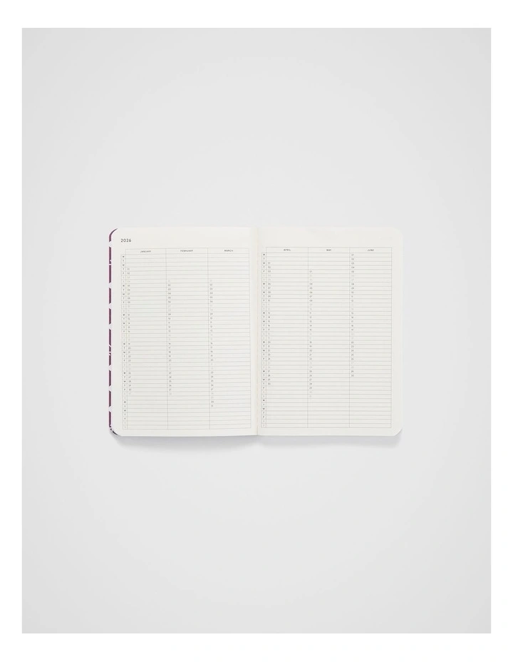 Stitch Weekly Diary B7 2026 in Bondi Flower image 3