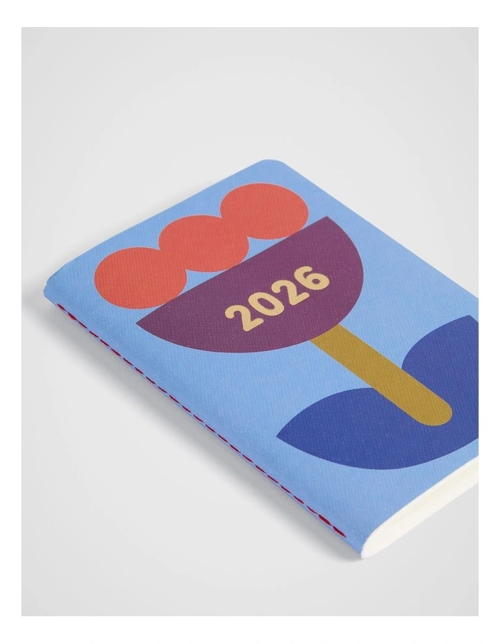 Stitch Weekly Diary B7 2026 in Bondi Flower image 7