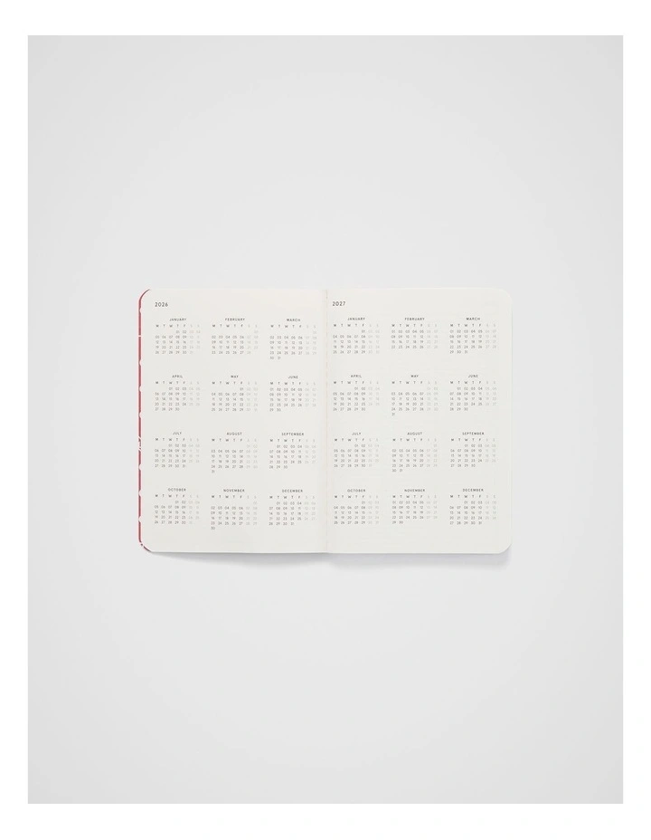 Stitch Weekly Diary B7 2026 in Plum Canopy image 2