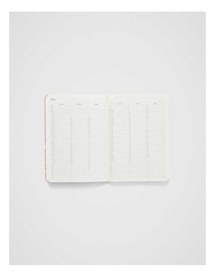 Stitch Weekly Diary B7 2026 in Plum Canopy image 3