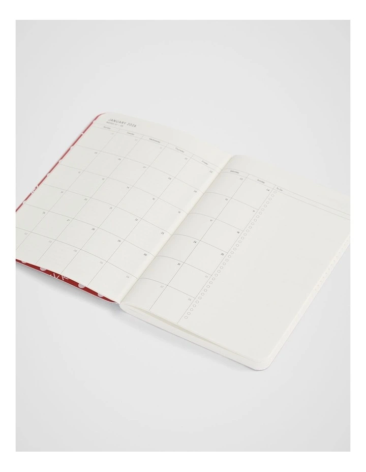 Stitch Weekly Diary B7 2026 in Plum Canopy image 6