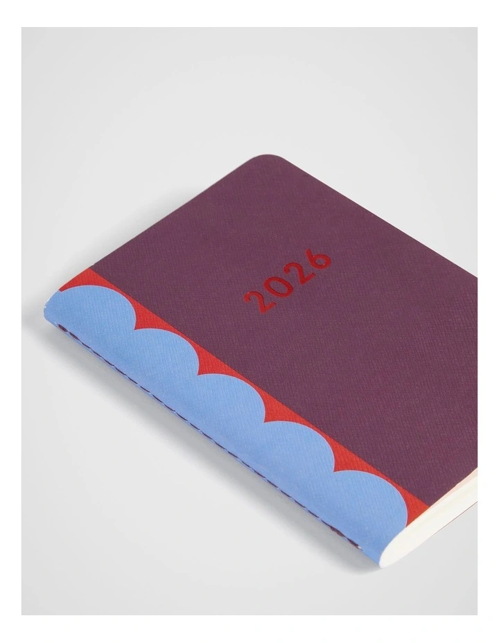 Stitch Weekly Diary B7 2026 in Plum Canopy image 7