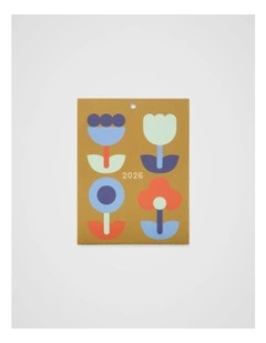 Studio Wall Calendar 2026 in Flower Market