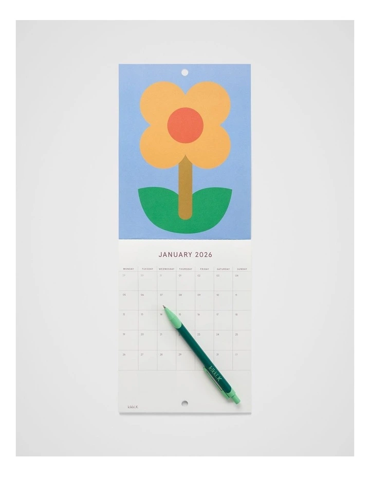Studio Wall Calendar 2026 in Flower Market image 2