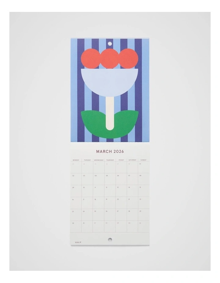Studio Wall Calendar 2026 in Flower Market image 3