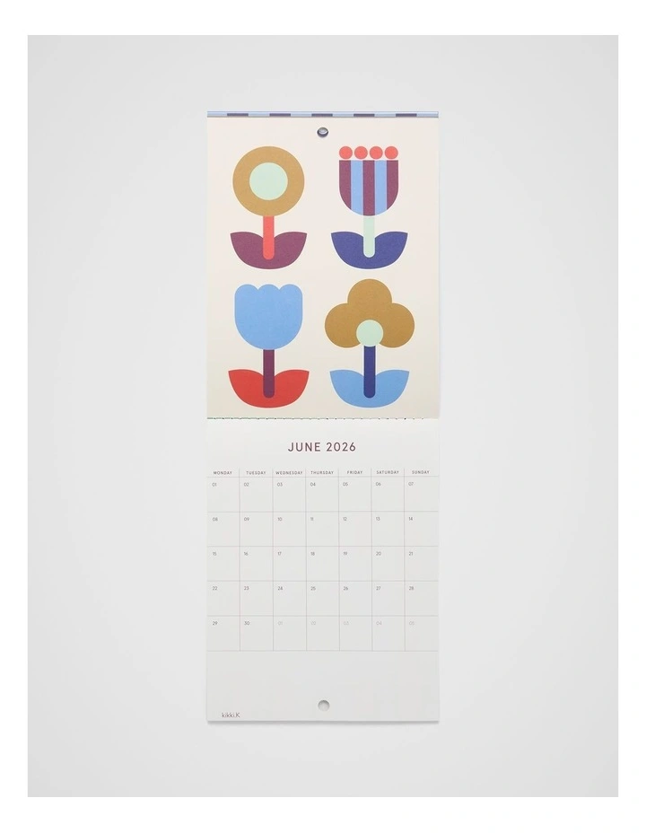 Studio Wall Calendar 2026 in Flower Market image 4