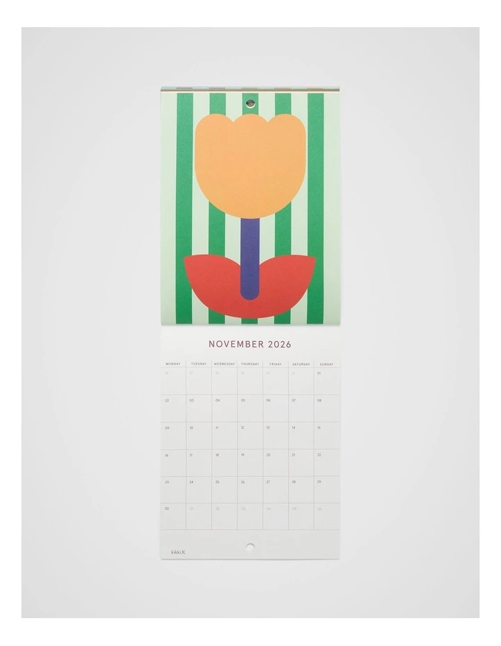 Studio Wall Calendar 2026 in Flower Market image 5