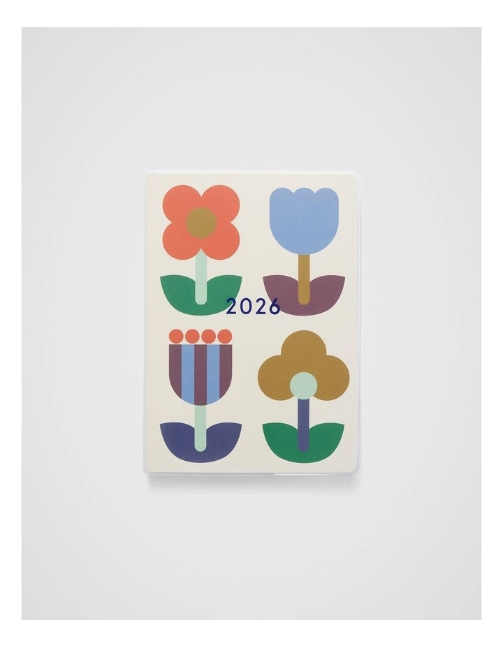 Wrap Daily Diary A5 2026 in Flower Market image 1